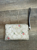 Coach Floral Wristlet